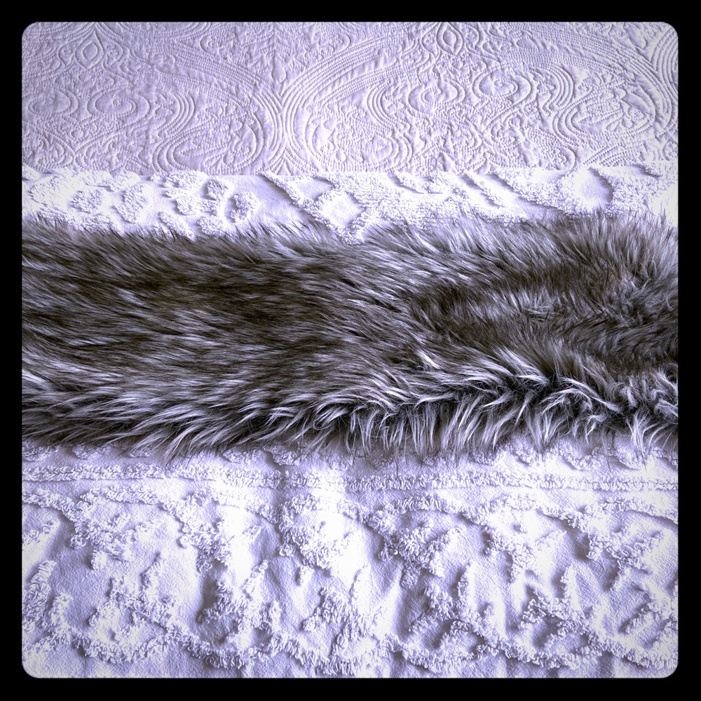 Faux fur scarf